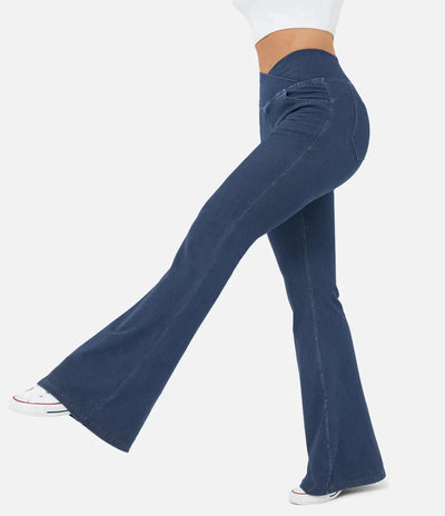 Clara - Elastiska jeans med hög midja - Venneris